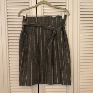 Paper Bag Waist Skirt